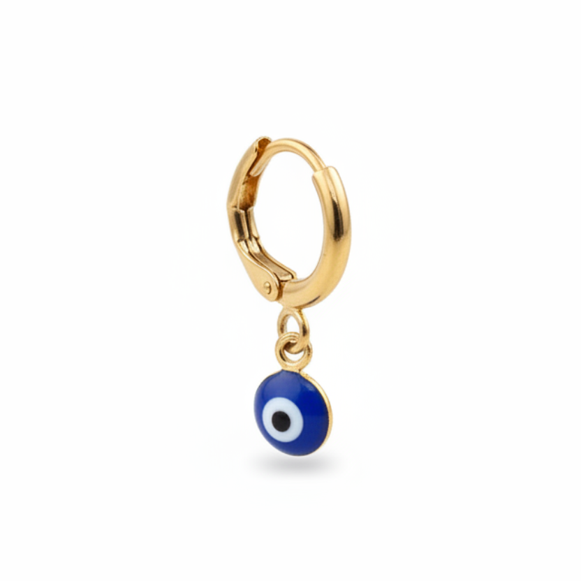 Evil Eye Paslanmaz Çelik Küpe