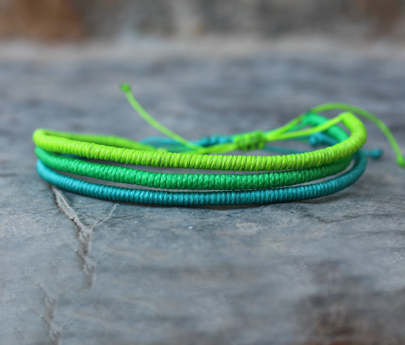 Loop 3 Thin Bracelet Set / Sole