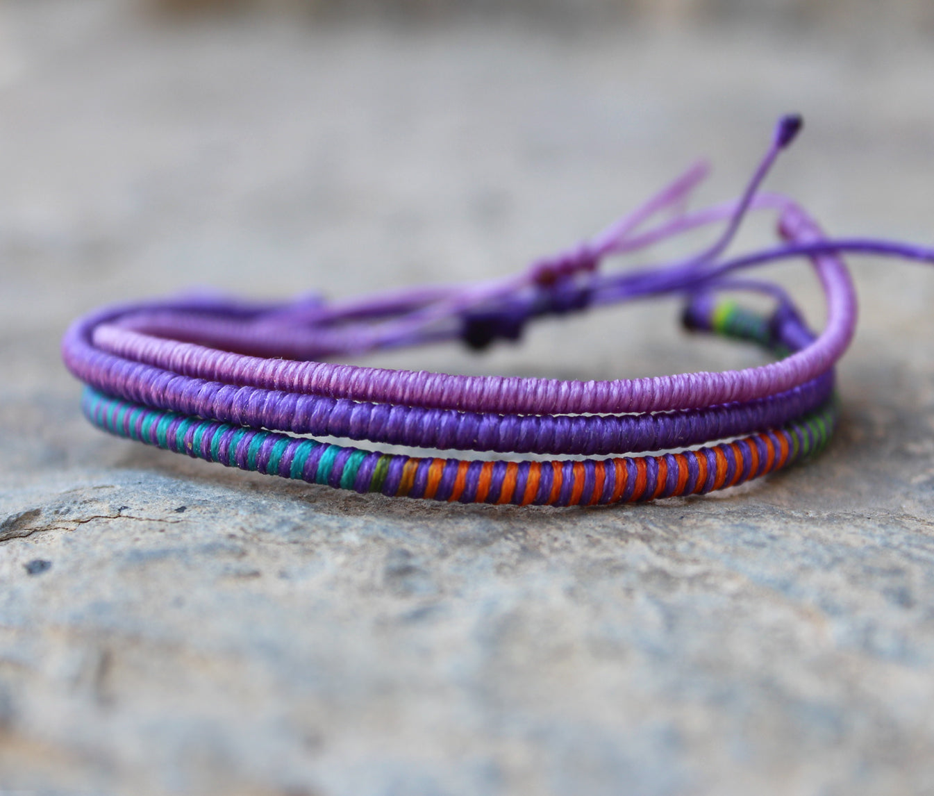 Loop 3 Thin Bracelet Set / Sole