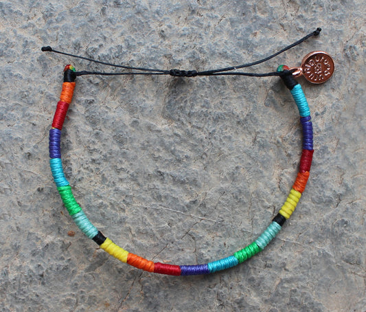 Loop İnce Bileklik / Rainbow