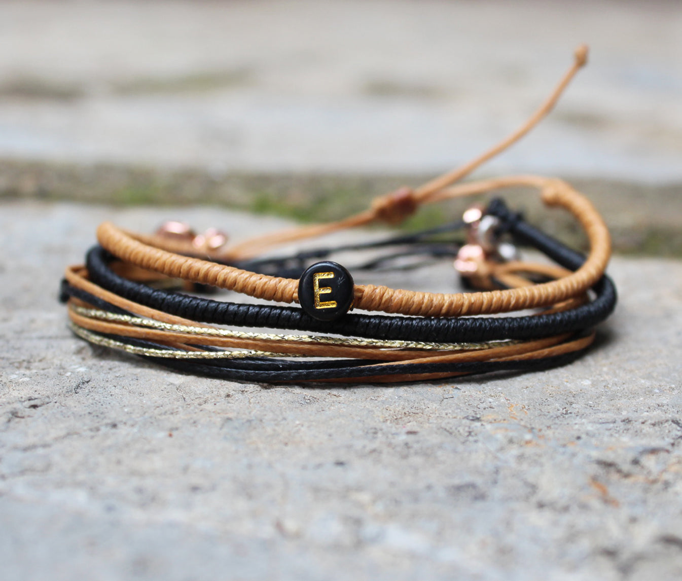 Moji Letter Set of 3 Bracelets