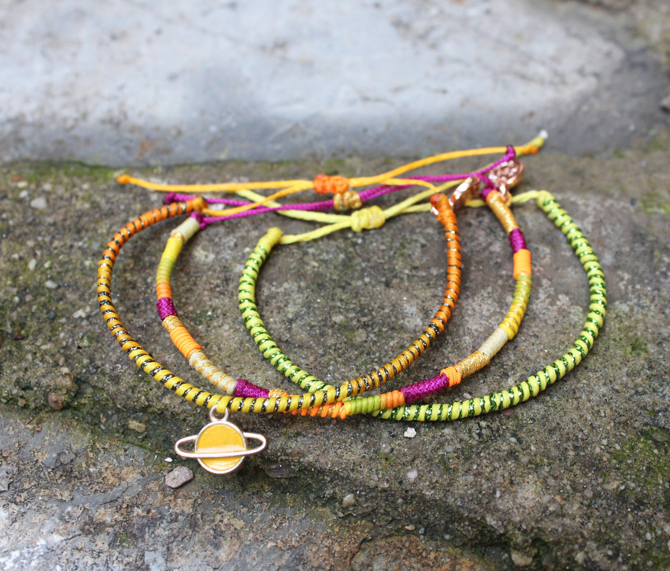 Planet Blue 3-Piece Bracelet Set