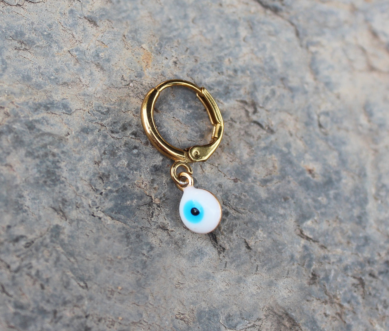 White Eye Paslanmaz Çelik Küpe