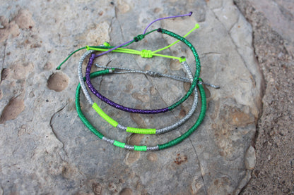 Loop 3lü İnce Bileklik Seti/ Verde Brillante 