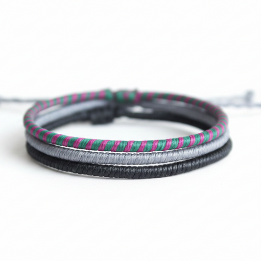 Loop 3 Thin Bracelet Set / NoHo