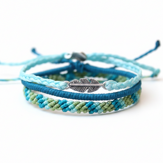 Foglia 3 Piece Bracelet Set