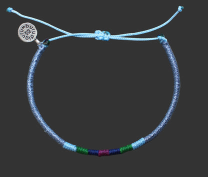 Loop İnce Bileklik / Blue Gleam