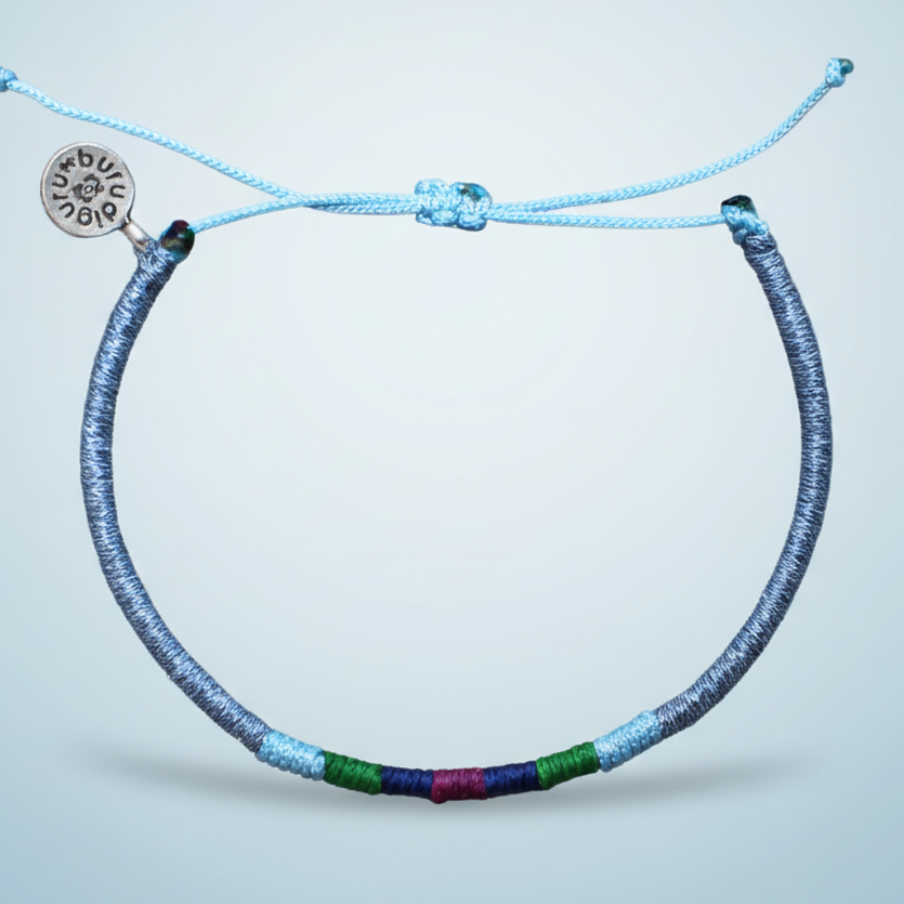 Loop İnce Bileklik / Blue Gleam