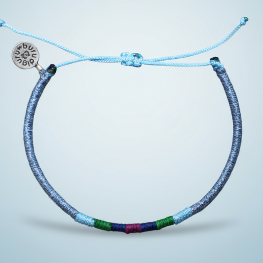 Loop İnce Bileklik / Blue Gleam