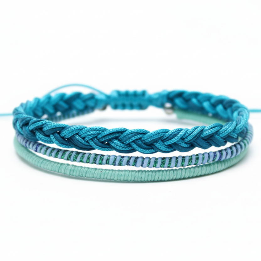 Disco Blue 3lü Bileklik Seti