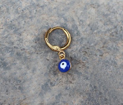 Evil Eye Paslanmaz Çelik Küpe