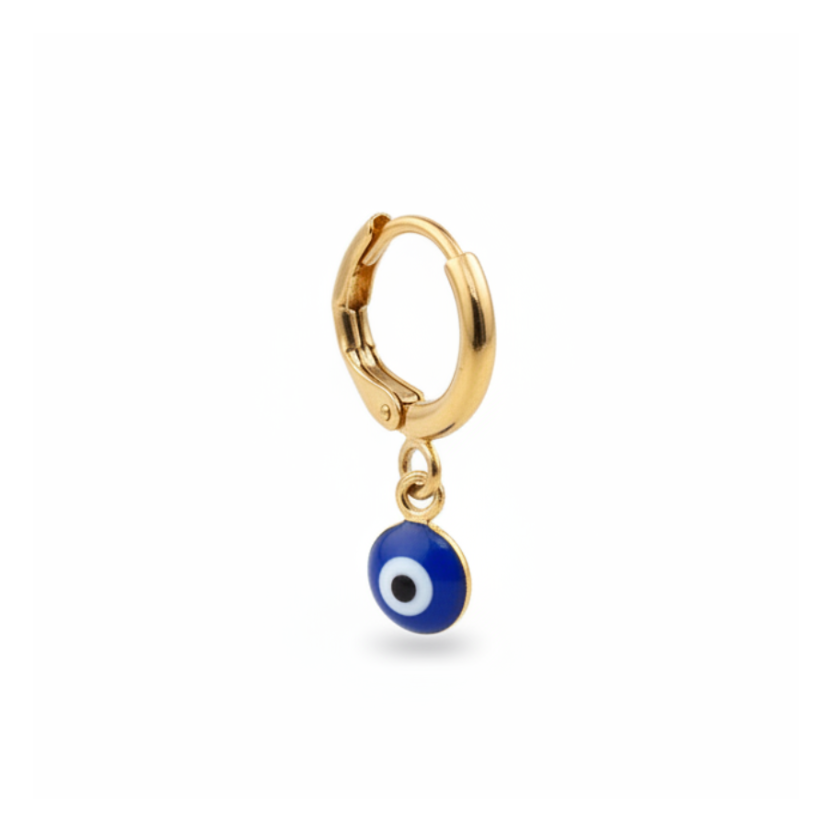 Evil Eye Paslanmaz Çelik Küpe
