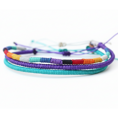 Loop 3 Thin Bracelet Set / Pula