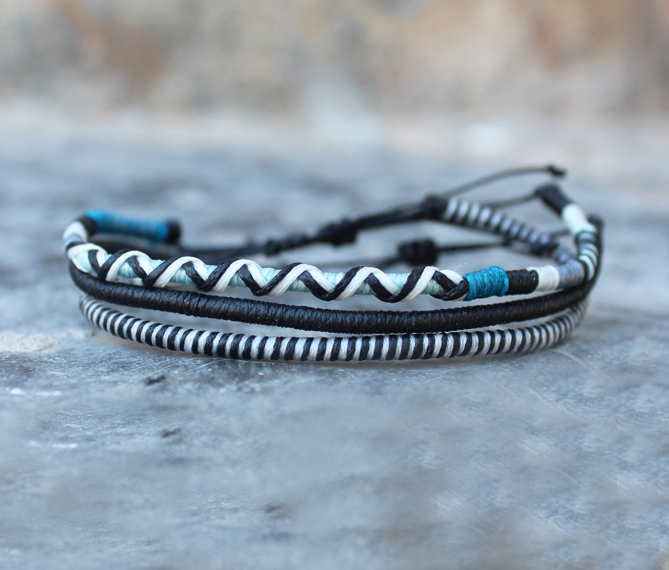 Loop 3 Thin Bracelet Set 003