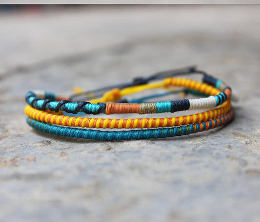 Loop 3 Thin Bracelet Set 008