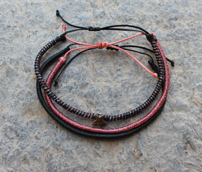 Planet Blue 3-Piece Bracelet Set