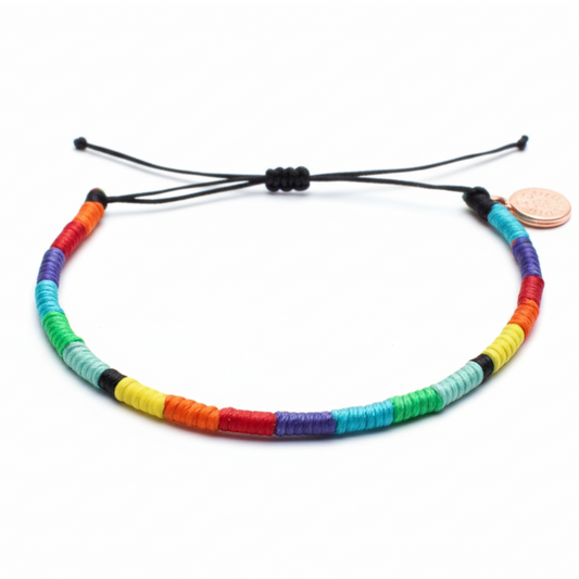 Loop İnce Bileklik / Rainbow