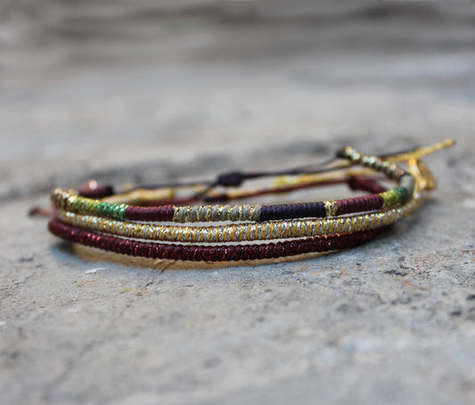 Lucido 3 Piece Thin Bracelet Set