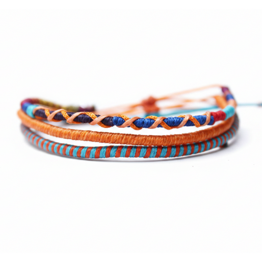 Loop 3 Thin Bracelet Set / Miami