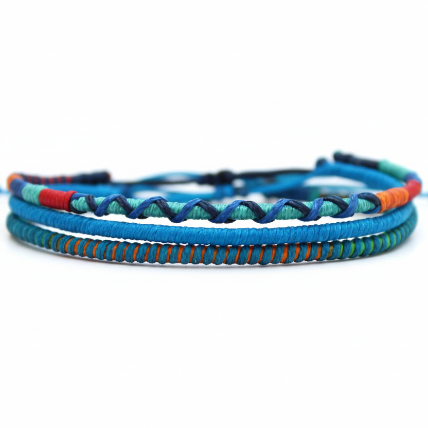 Loop 3 Thin Bracelet Set / Pula