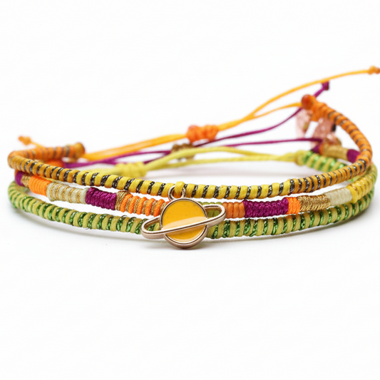Planet Blue 3-Piece Bracelet Set