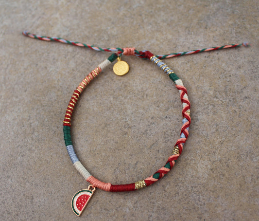 Sandia Anklet / Watermelon